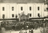 Položenie vencov pri pomníku gen. M. R. Štefánika v Myjjave
