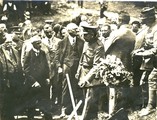 Slavnostní zahájení stavby tunelu dne 8.12.1923