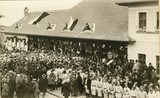 Slavnostní zahájení provozu 8.12.1927  ve stanici Myjava