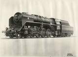 Trojčitá rychlíková lok. ř. 498.0, dodávaná v letech 1946 - 1947,  spřažení 2 ́D 1 ́, kotelní tlak 16 atm, rychlost 120 km/h., indik. výkon 2150 k. s.
