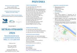 pozvanka setras strahos 2026 | WebJET CMS